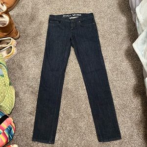 RVCA dark blue jeans size 28